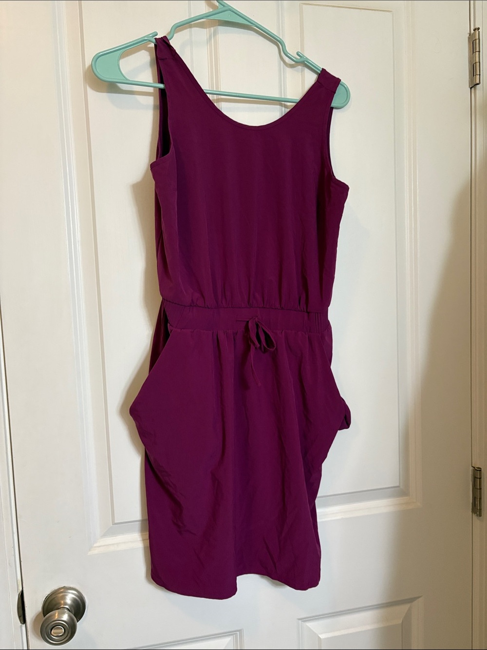 All in motion XS Sleeveless Magenta Drawstring Waist Women's Dress